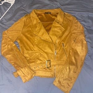 Yellow Suede Jacket
